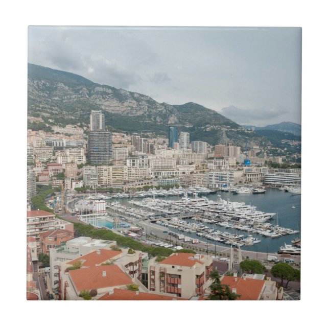 Carreau View across Monaco et Monte Carlo (Devant)