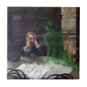 Carreau Viktor Oliva The Absinthe Drinker