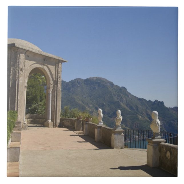 Carreau Villa Cimbrone, Ravello, Campanie, Italie (Devant)