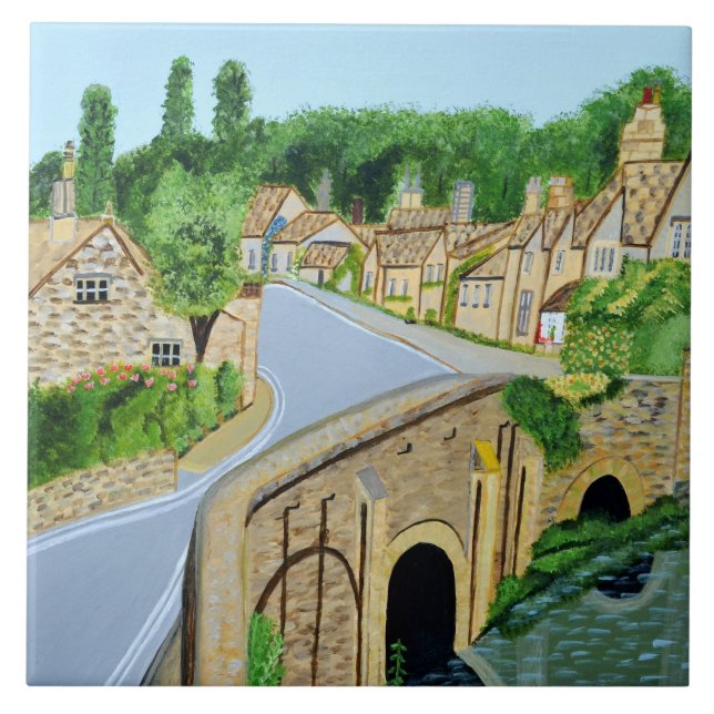Carreau Village anglais Cotswolds (Devant)