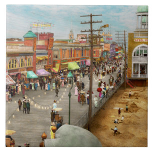 Carreau Ville - Atlantic City NJ - Steel Pier 1909