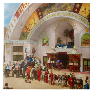 Carreau Ville - Chicago, IL - The Midway Plaisance 1893