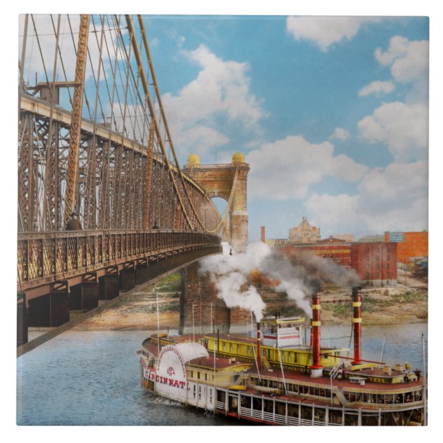 Carreau Ville - Cincinnati, OH La ville de Cincinnati 1906 (Devant)