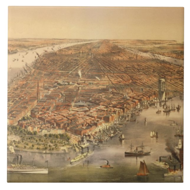 Carreau Ville de New-York, 18 (Devant)