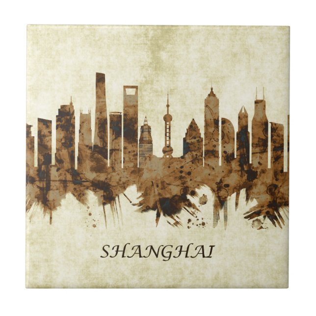 Carreau Ville de Shanghai Chine (Devant)