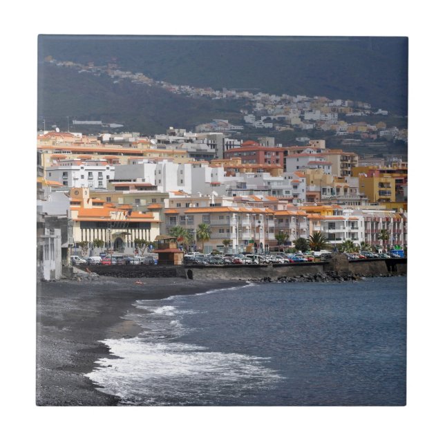 Carreau Ville et plage de Candelaria à Tenerife (Devant)
