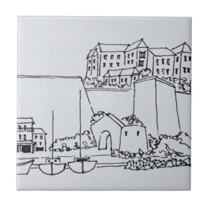 Carreau Ville fortifiée de Calvi Corse, France