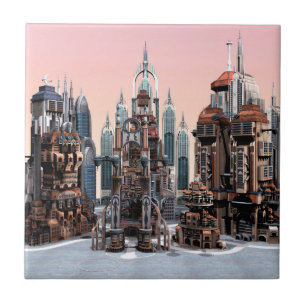 Carreau Ville futuriste