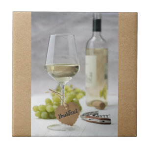 Carreau Vin Sommelier Vine Lover bouteille Design de raisi