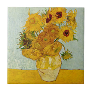 Carreau Vincent Van Gogh 12 Tournesols Impressionniste