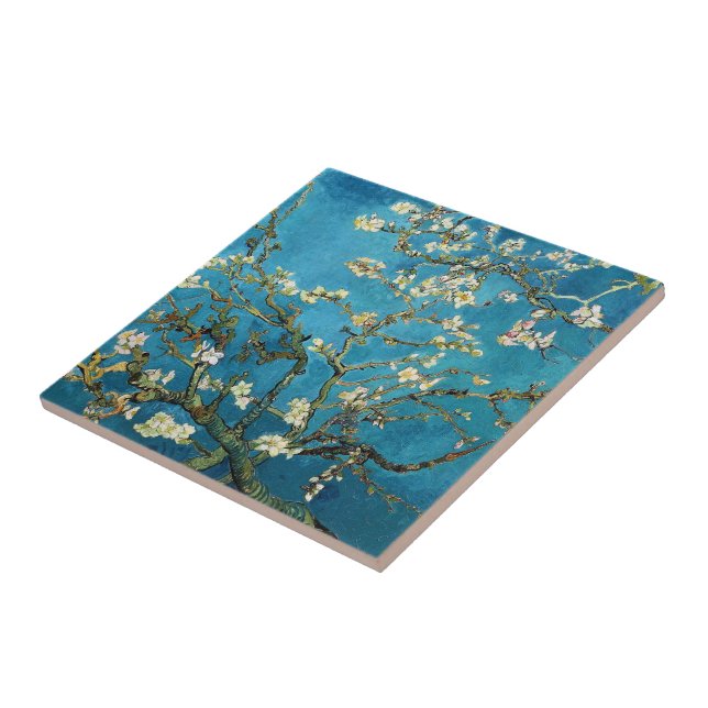 Carreau Vincent van Gogh, Amandier en fleurs (Côté)