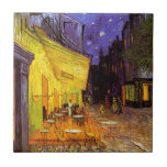 Carreau Vincent Van Gogh Café Terrasse Au Night Fine Art<br><div class="desc">Vincent Van Gogh Cafe Terrace At Night Fine Art Vincent Willem van Gogh est un peintre postimpressionniste hollandais dont l'oeuvre, remarquable par sa beauté rugueuse, son honnêteté émotionnelle et sa couleur audacieuse, a eu une influence considérable sur l'art du XXe siècle. Il produit des portraits, des autoportraits, des paysages et...</div>