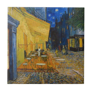 Carreau Vincent van Gogh - Café Terrasse en soirée