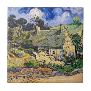 Carreau Vincent Van Gogh - Chaumières à Cordeville