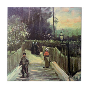 Carreau Vincent Van Gogh - Chemin en pente à Montmartre