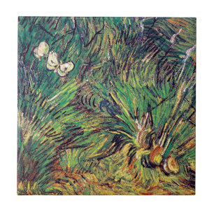 Carreau Vincent Van Gogh - Deux papillons blancs Beaux-Art