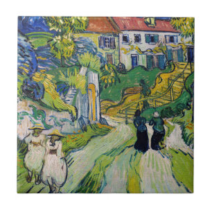Carreau Vincent van Gogh - Escalier à Auvers