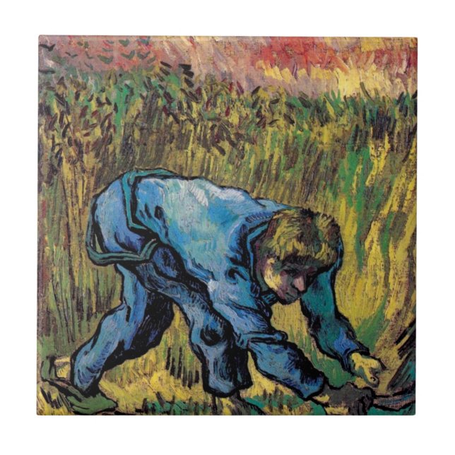 Carreau Vincent Van Gogh - Faucheur avec faucille - Beaux- (Devant)