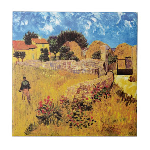Carreau Vincent Van Gogh - Ferme En Provence Art