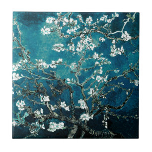 Carreau Vincent Van Gogh Floraison d'Amandier Sarcelle Fon