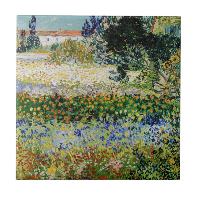 Carreau Vincent van Gogh - Flower Garden (Devant)