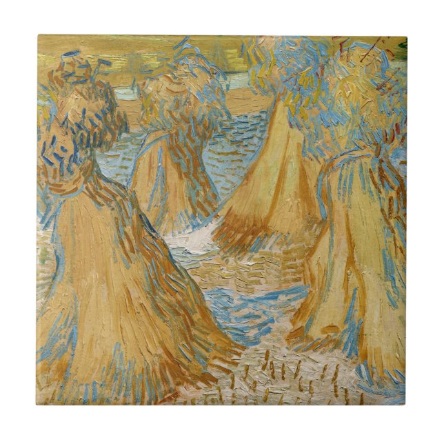 Carreau Vincent van Gogh - Gerbes de Blé (Devant)
