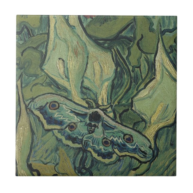 Carreau Vincent van Gogh - Grand paon de nuit (Devant)