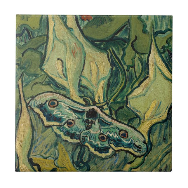 Carreau Vincent van Gogh - Grand Paon de nuit (Devant)