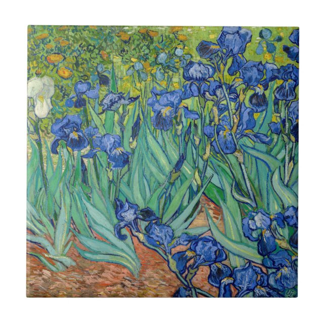 Carreau Vincent Van Gogh - Iris (Devant)