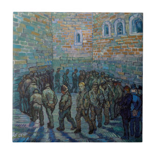Carreau Vincent van Gogh - La cour de la prison