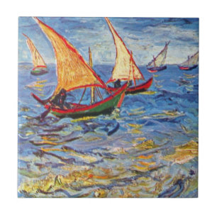 Carreau Vincent Van Gogh - La Mer à Saintes-Maries