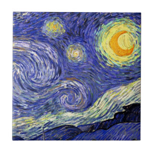 Carreau Vincent Van Gogh - La Nuit étoilée Beaux-Arts