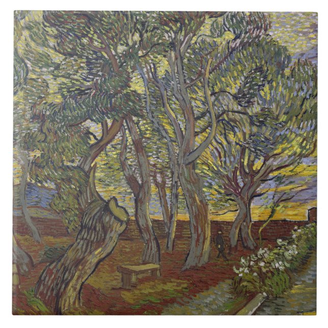 Carreau Vincent van Gogh - La récolte (pour Emile Bernard) (Devant)
