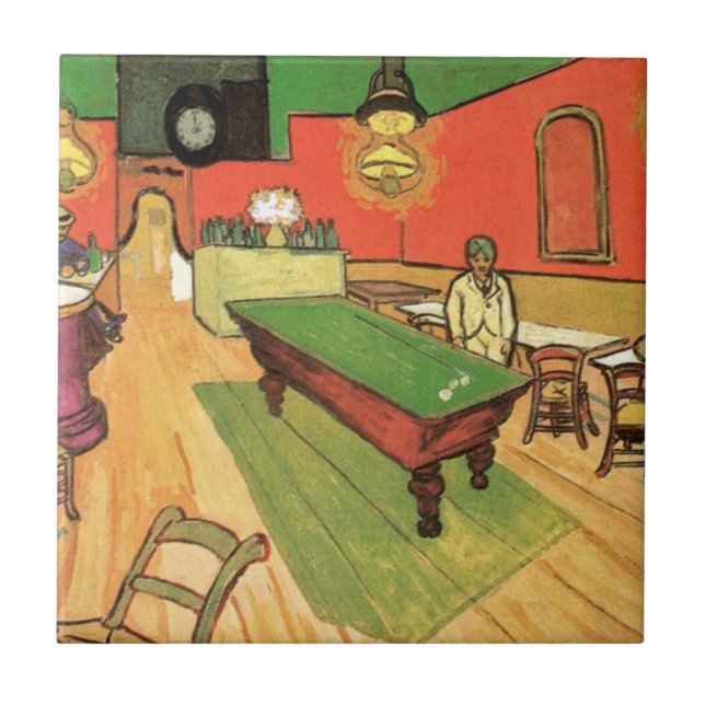 Carreau Vincent Van Gogh - Le Café de nuit à Arles (Devant)