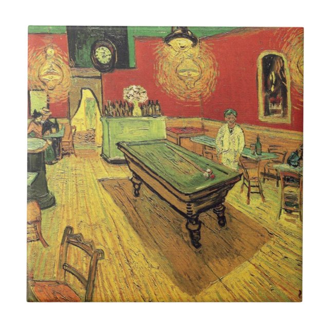 Carreau Vincent Van Gogh - Le Café de nuit Beaux-Arts (Devant)