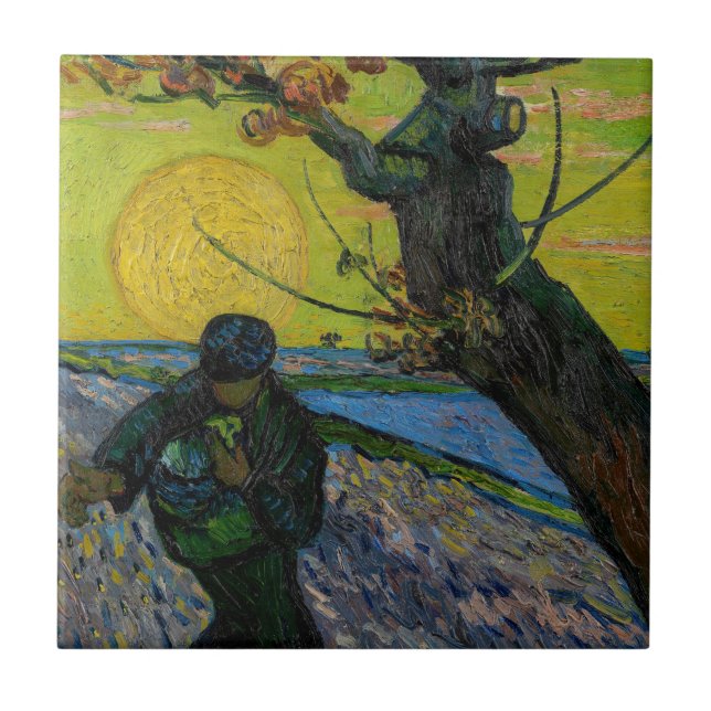 Carreau Vincent van Gogh - Le Semeur  (Devant)