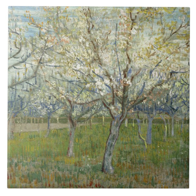 Carreau Vincent van Gogh - le verger rose (Devant)