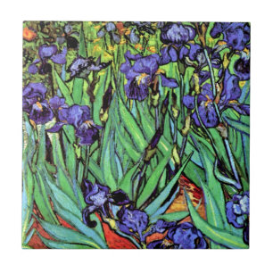 Carreau Vincent Van Gogh - Les Iris - Flower Lover Fine Ar
