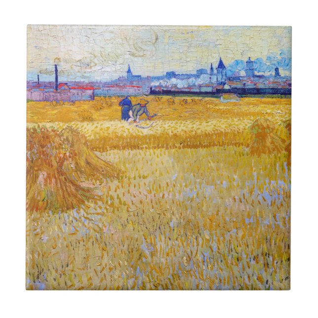 Carreau Vincent van Gogh - Les Moissonneurs (Devant)
