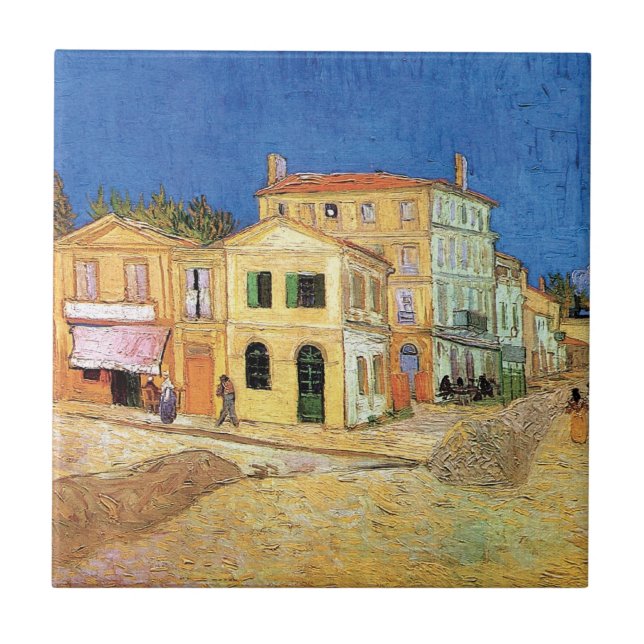 Carreau Vincent Van Gogh - Maison Jaune - Art (Devant)