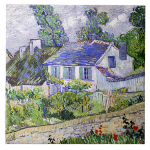 Carreau Vincent van Gogh, Maisons à Auvers,