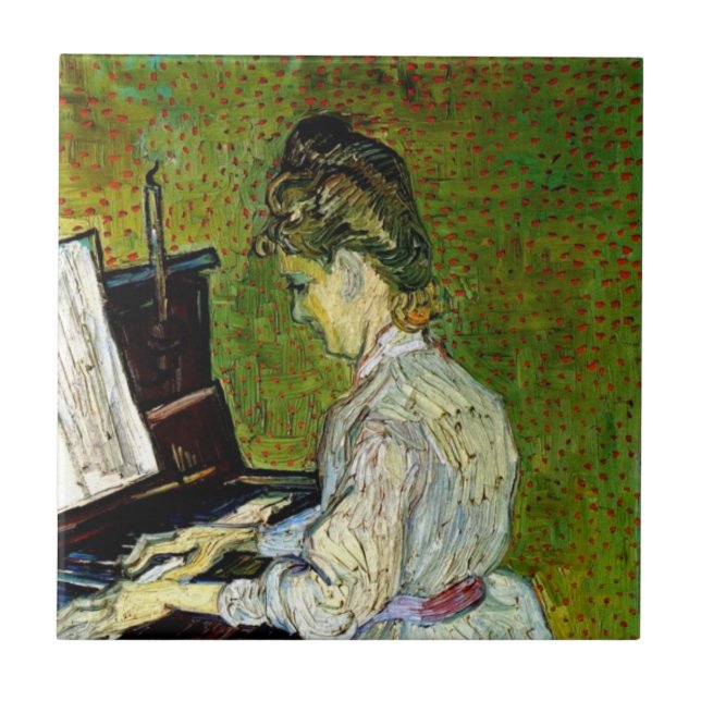 Carreau Vincent Van Gogh - Marguerite Gachet Au Piano (Devant)