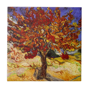 Carreau Vincent Van Gogh Mulberry Tree Fine Art Painting