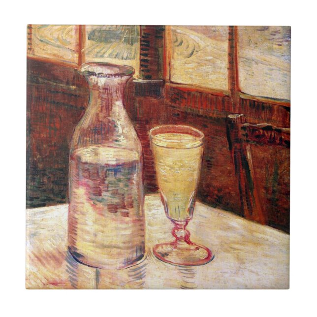 Carreau Vincent Van Gogh - Nature morte à l'absinthe (Devant)