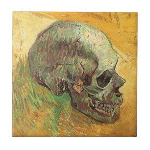 Carreau Vincent van Gogh - Nature morte avec crâne
