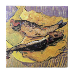 Carreau Vincent Van Gogh - Nature morte Bloaters Beaux-Art