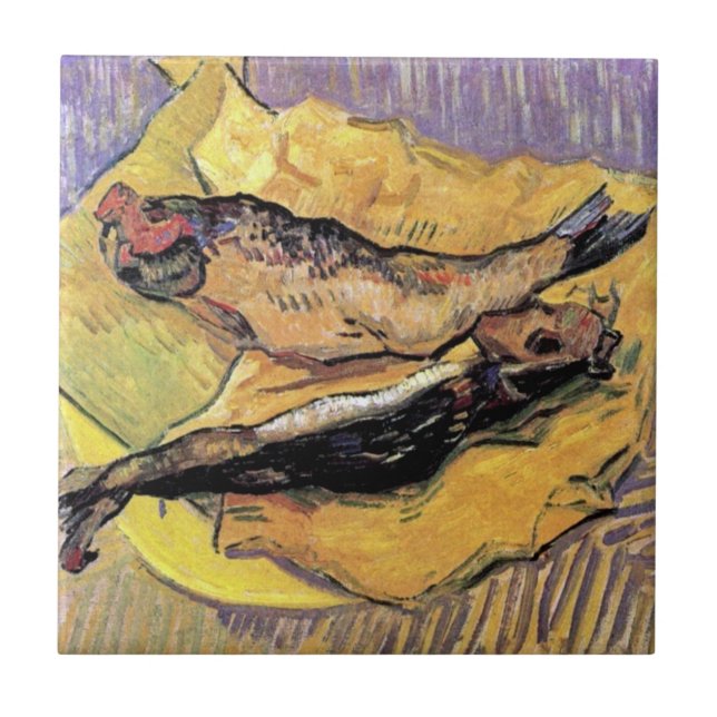 Carreau Vincent Van Gogh - Nature morte Bloaters Beaux-Art (Devant)