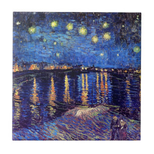 Carreau Vincent Van Gogh - Nuit étoilée Sur Le Rhône