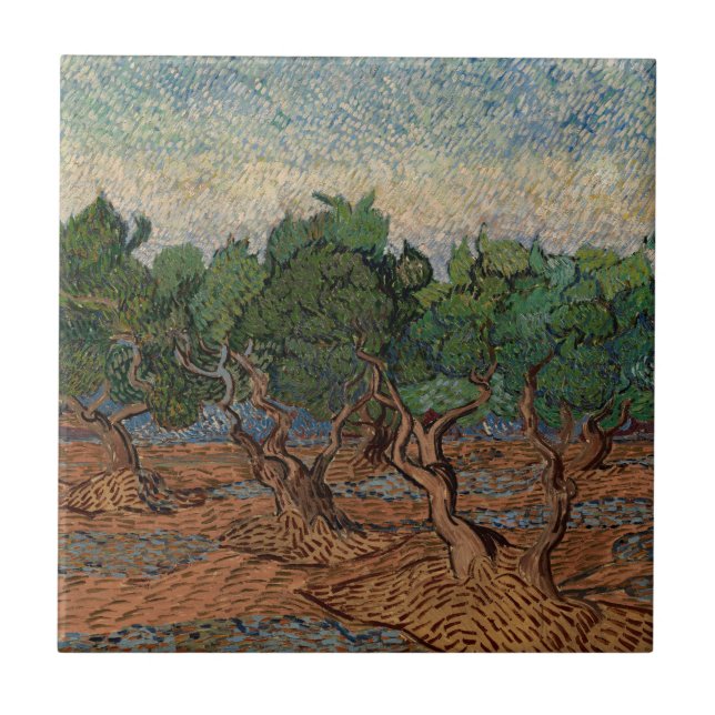Carreau Vincent van Gogh - Olive Grove (Devant)