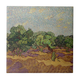 Carreau Vincent van Gogh - Olive Trees